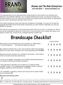 Brandscape Checklist